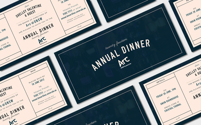 annual dinner invitation